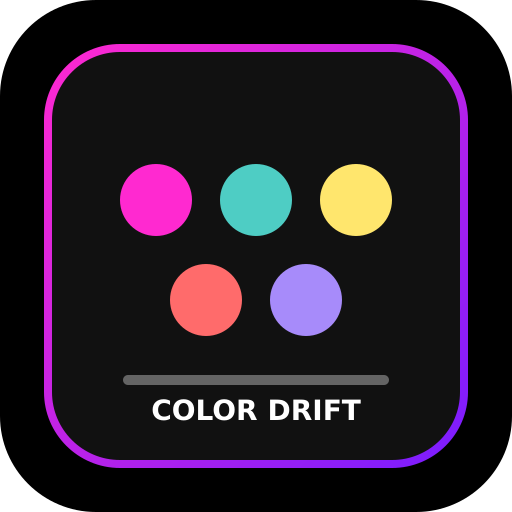 Color Drift: Worlds — temporary game icon placeholder by WebStart