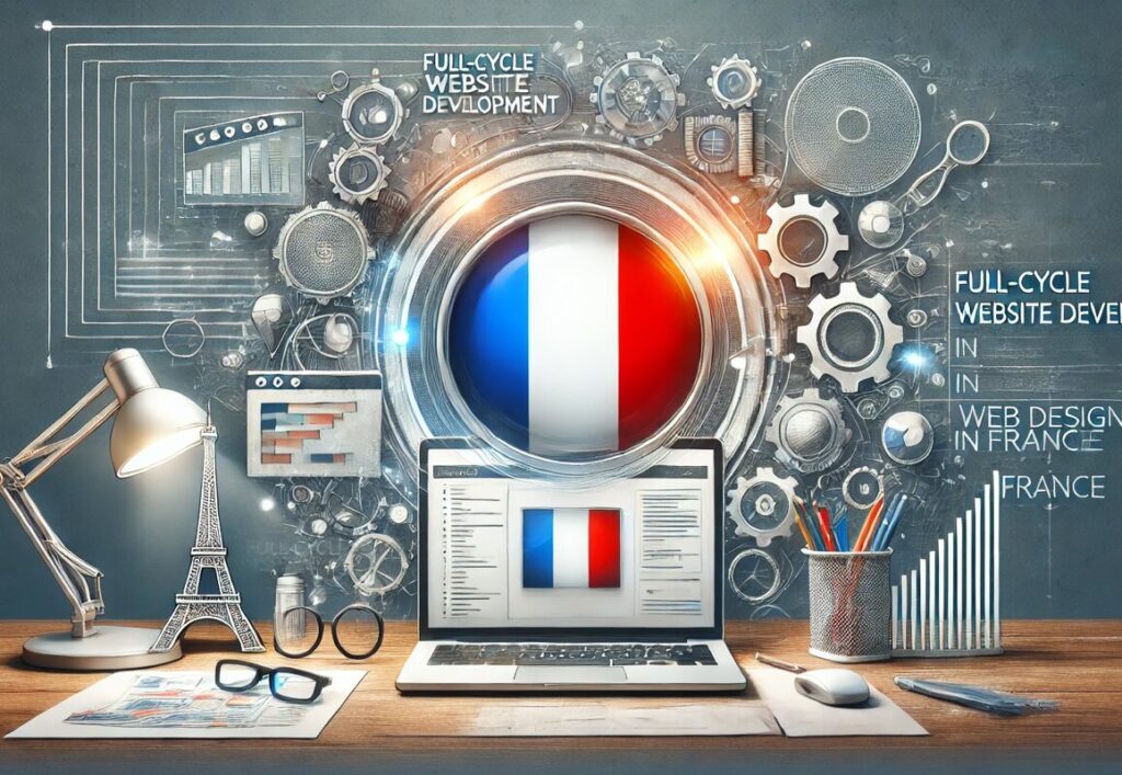 Современный дизайн сайта под ключ во Франции
