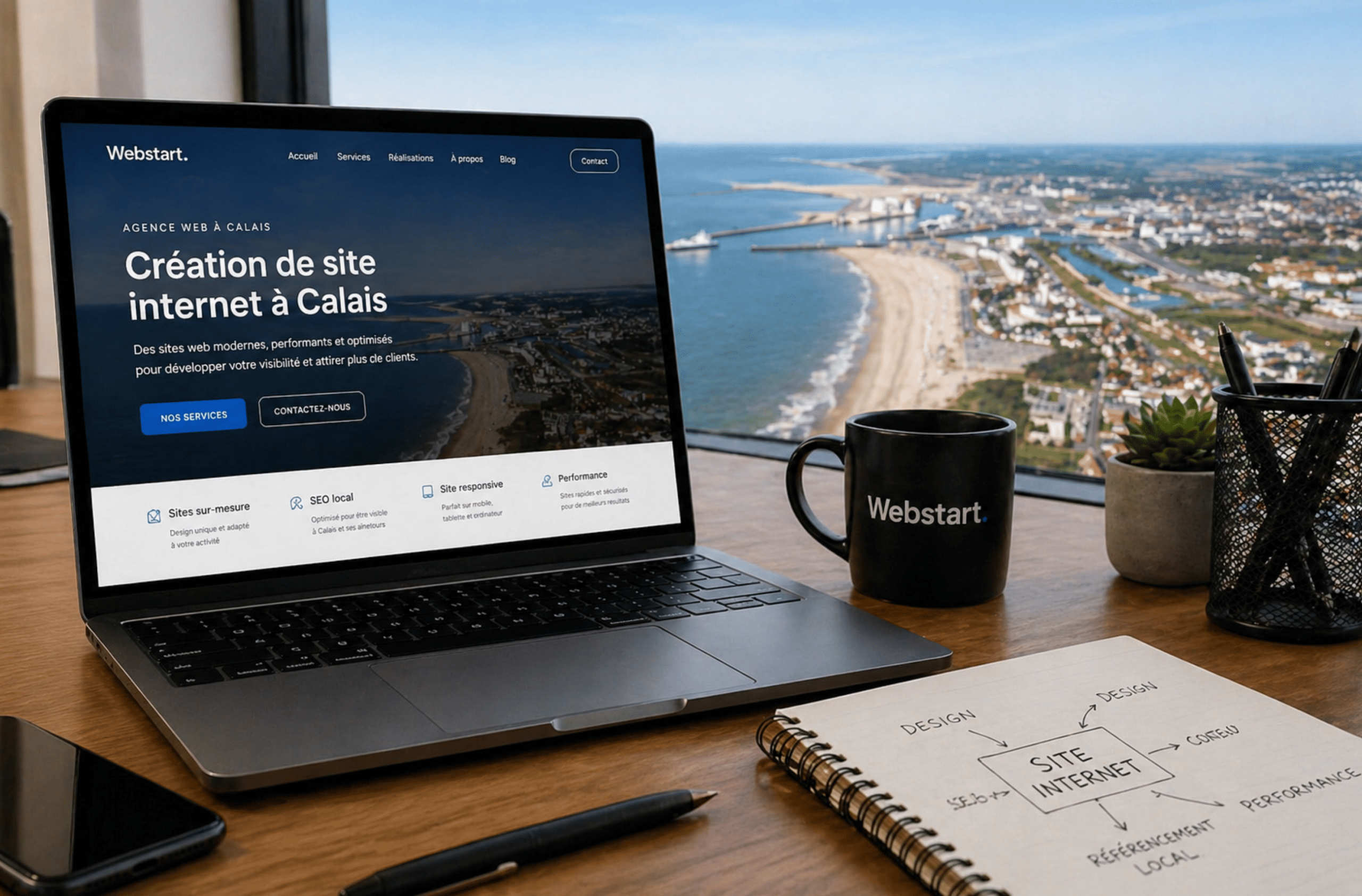 Creation site internet Calais Webstart