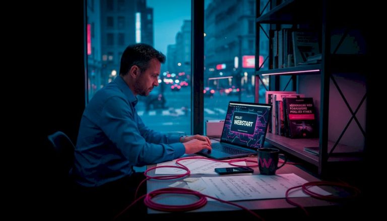 Salarié dans une PME, je m’occupe de la gestion de l’hébergement web depuis le bureau.