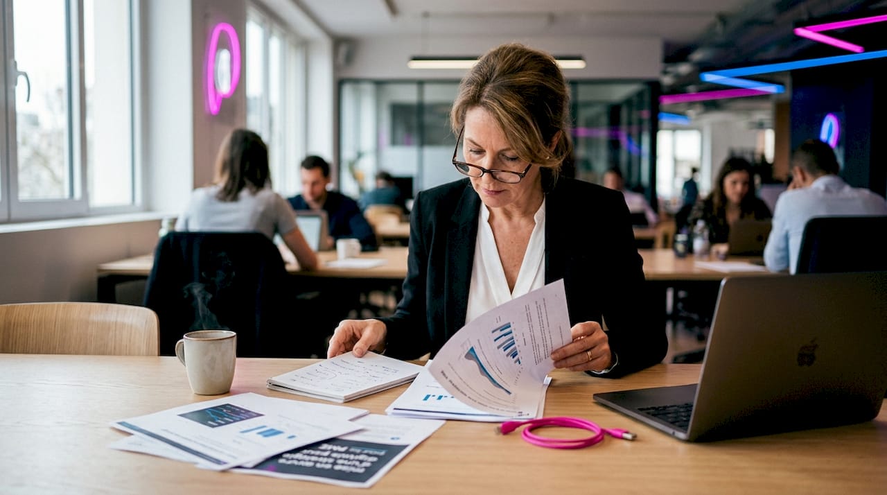 Responsable de PME en pleine élaboration de sa stratégie digitale